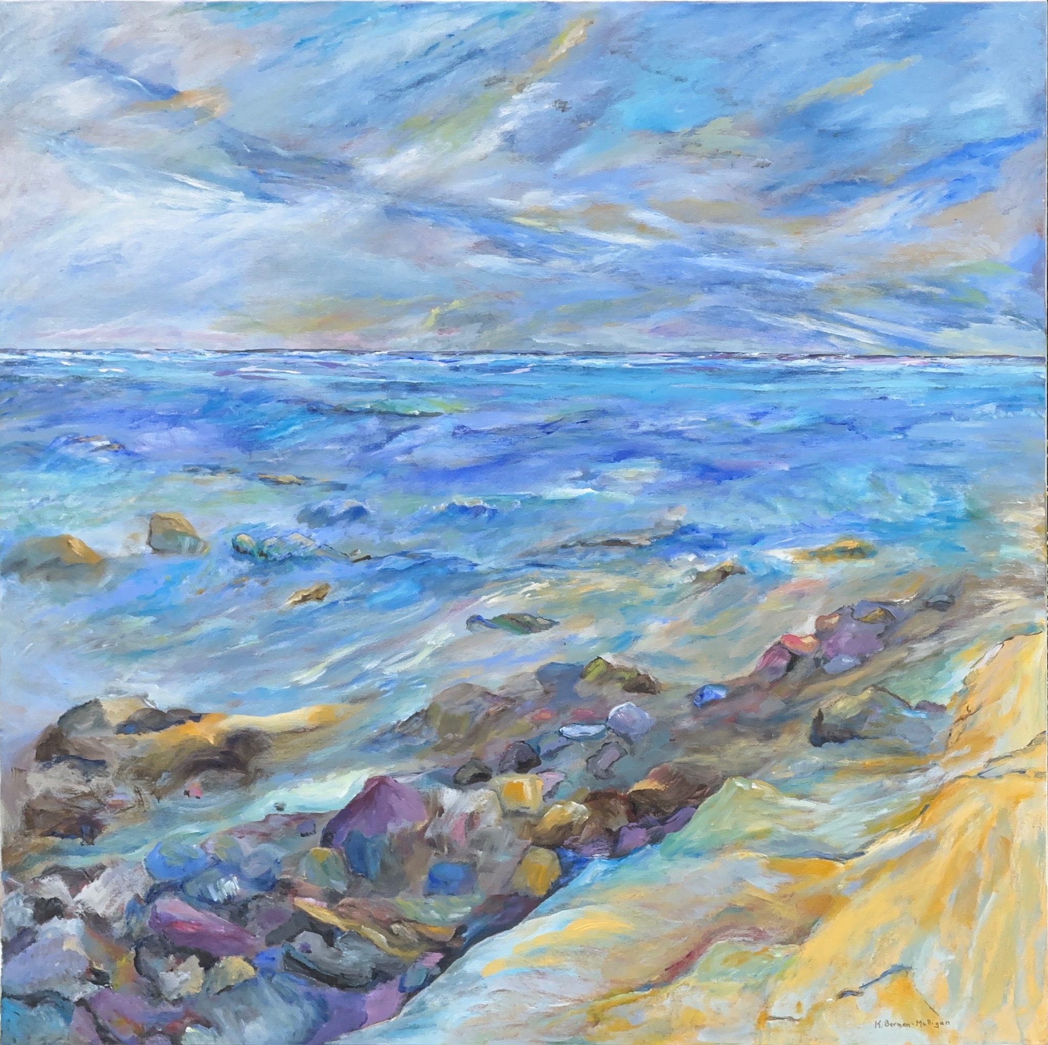 acrylic painting on canvas